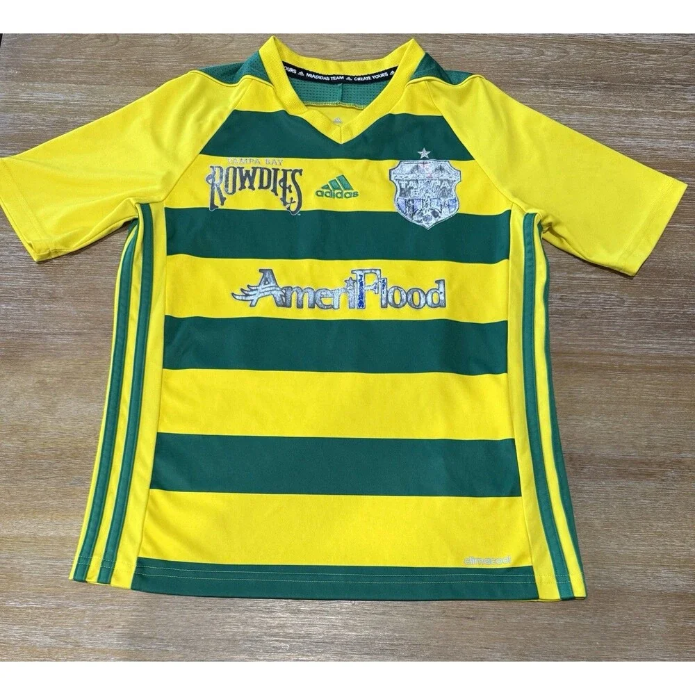 2017/2018 Adidas Tampa Rowdies USL Soccer League Home Jersey #22 Youth Medium